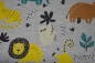 Preview: Jersey "Safari Tiere" grau meliert